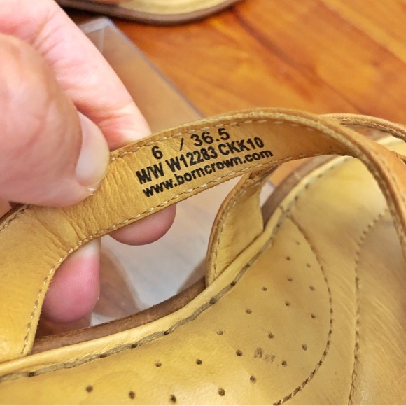 Born Crown Genuine Leather Boho Brown Flip Flops Thong Straps Slippers Sandals. - Picture 6 of 8